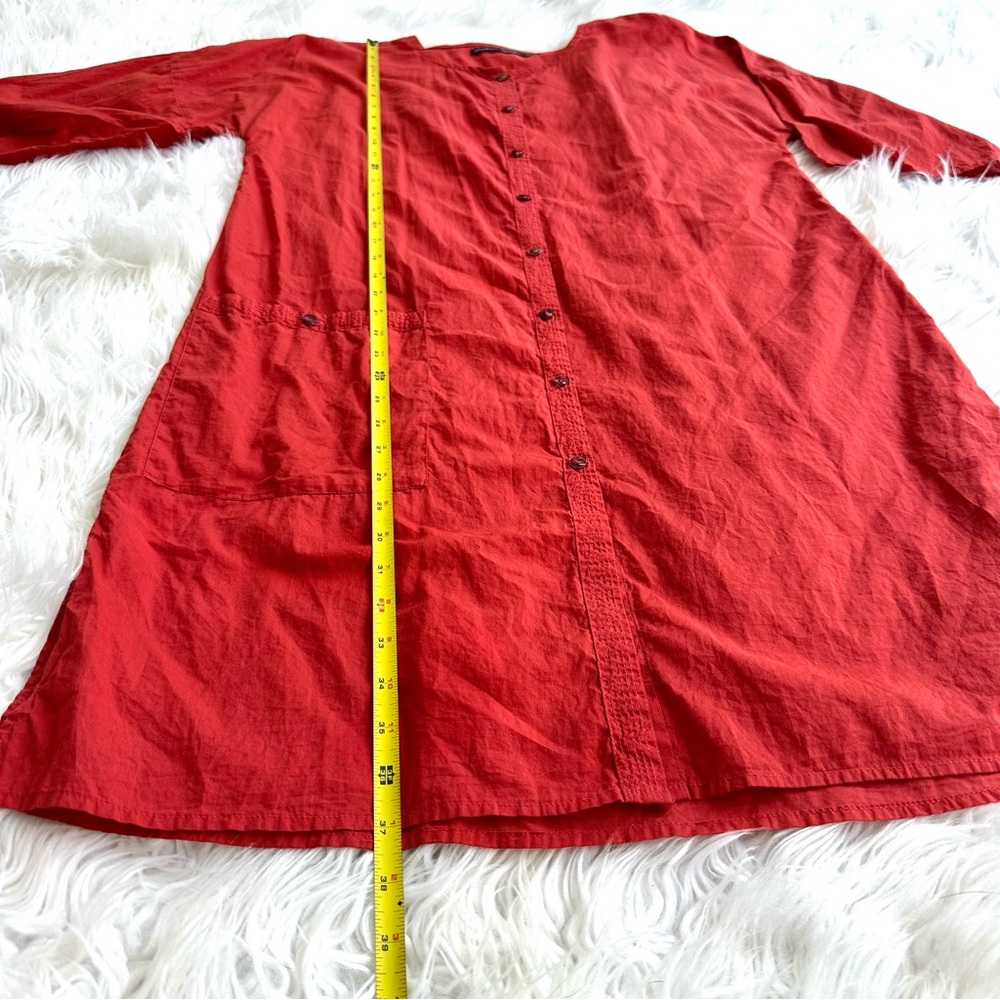 Gudrun Sjõden dress Orange/Red Size Medium Cotton - Picture 7 of 15